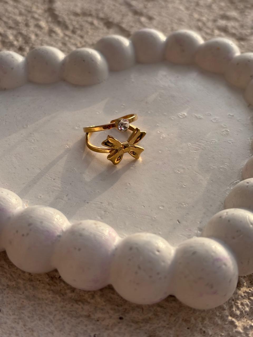 Dainty Bow Ring (Small)