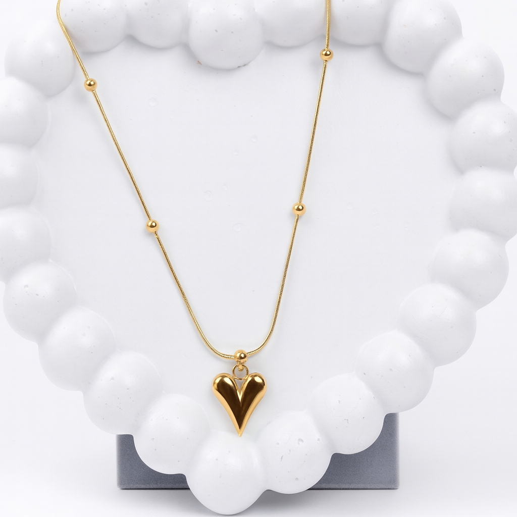 Golden Heart Necklace