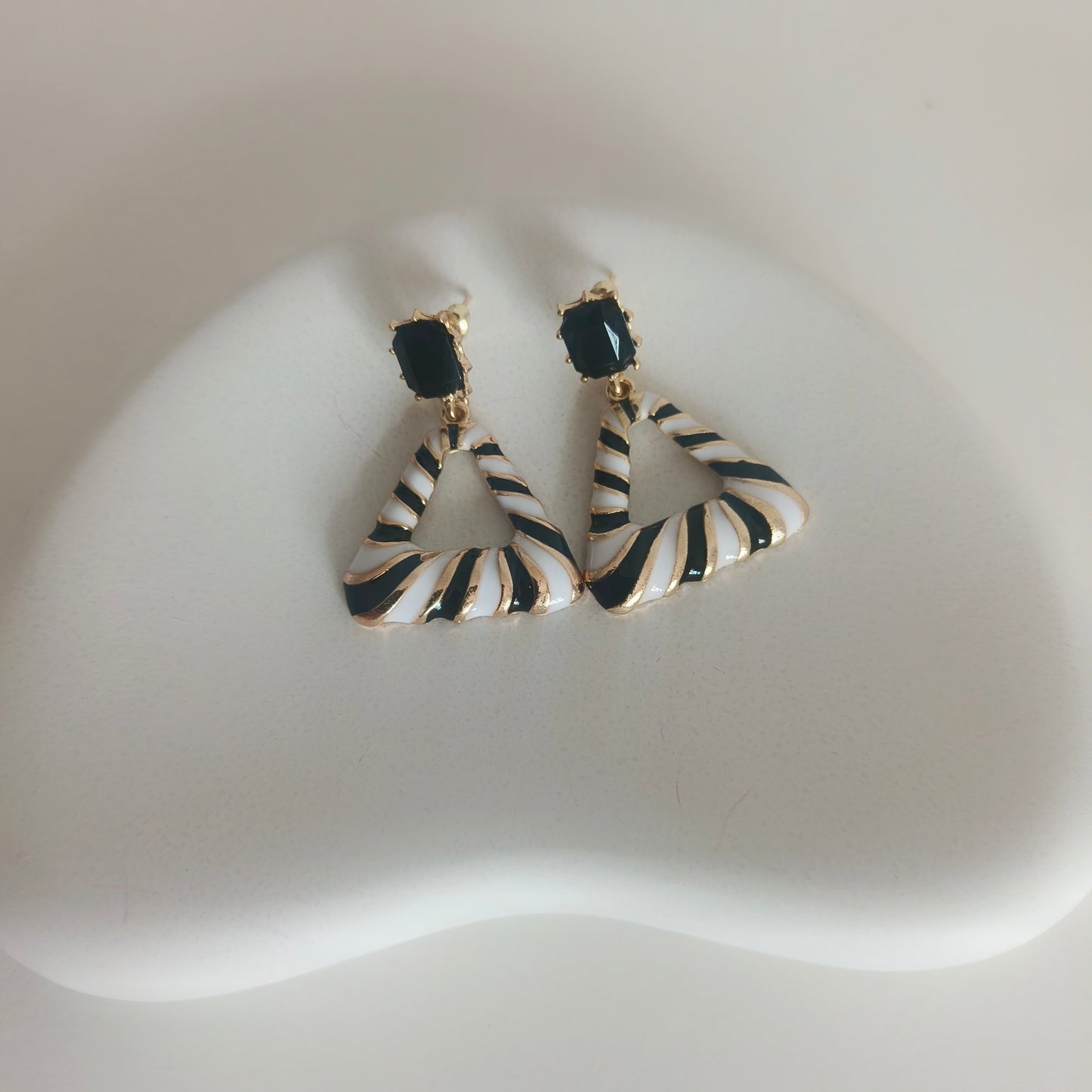 Zebra Earrings