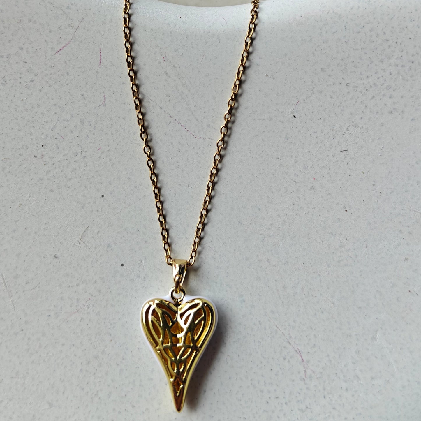 Flip Heart necklace