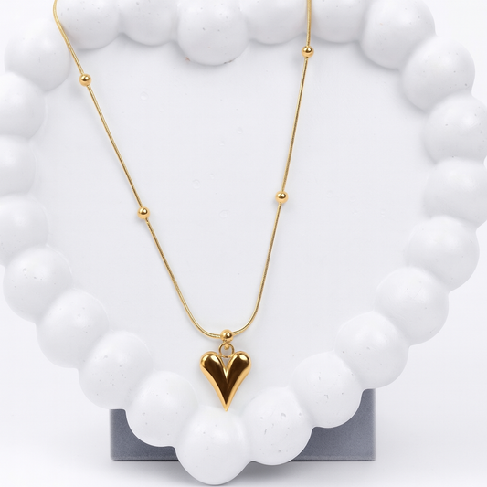 Golden Heart Necklace