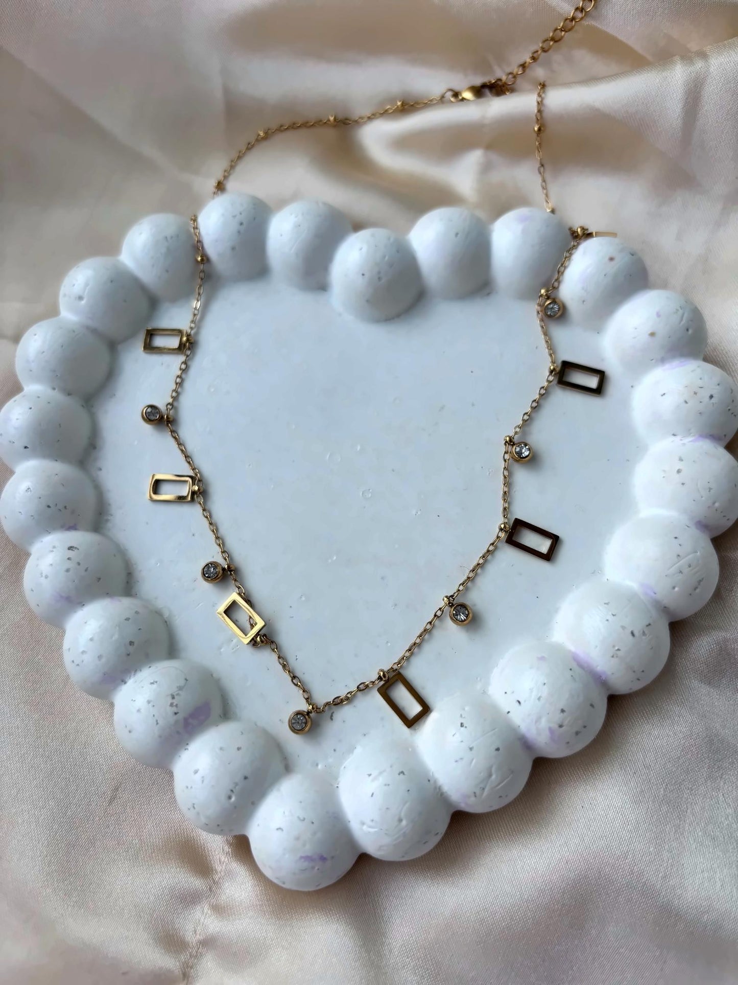 Rectangle charm Necklace