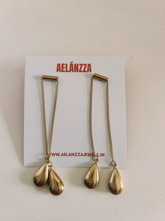 Double Teardrop Earrings