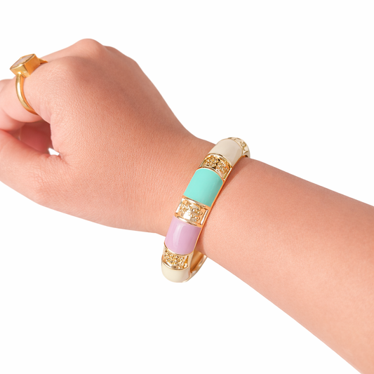 Pastel Enamel Bangle/Kada