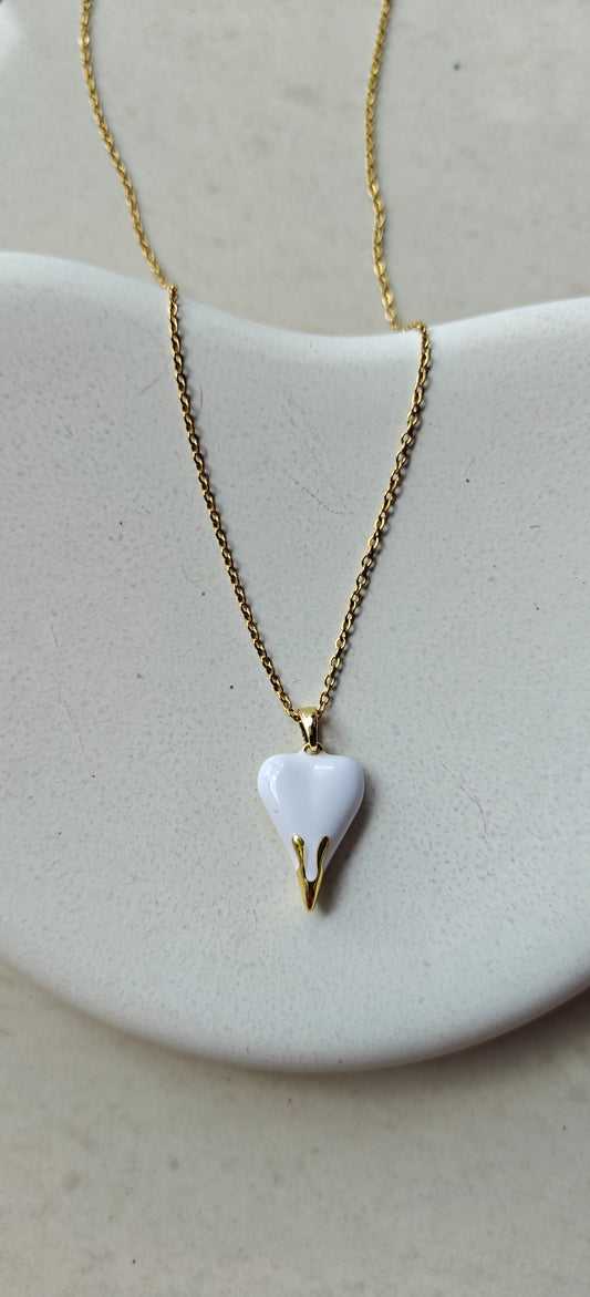 Flip Heart necklace