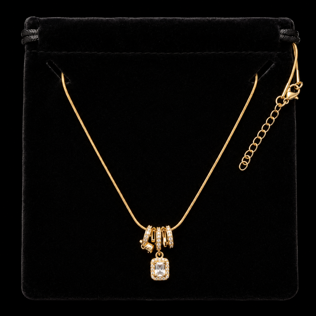Dancing Halo  Necklace